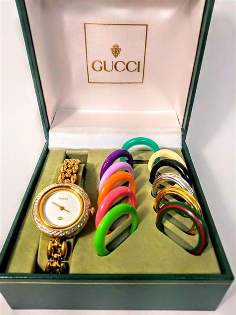 gucci 1100 bezel|gucci interchangeable bezel.